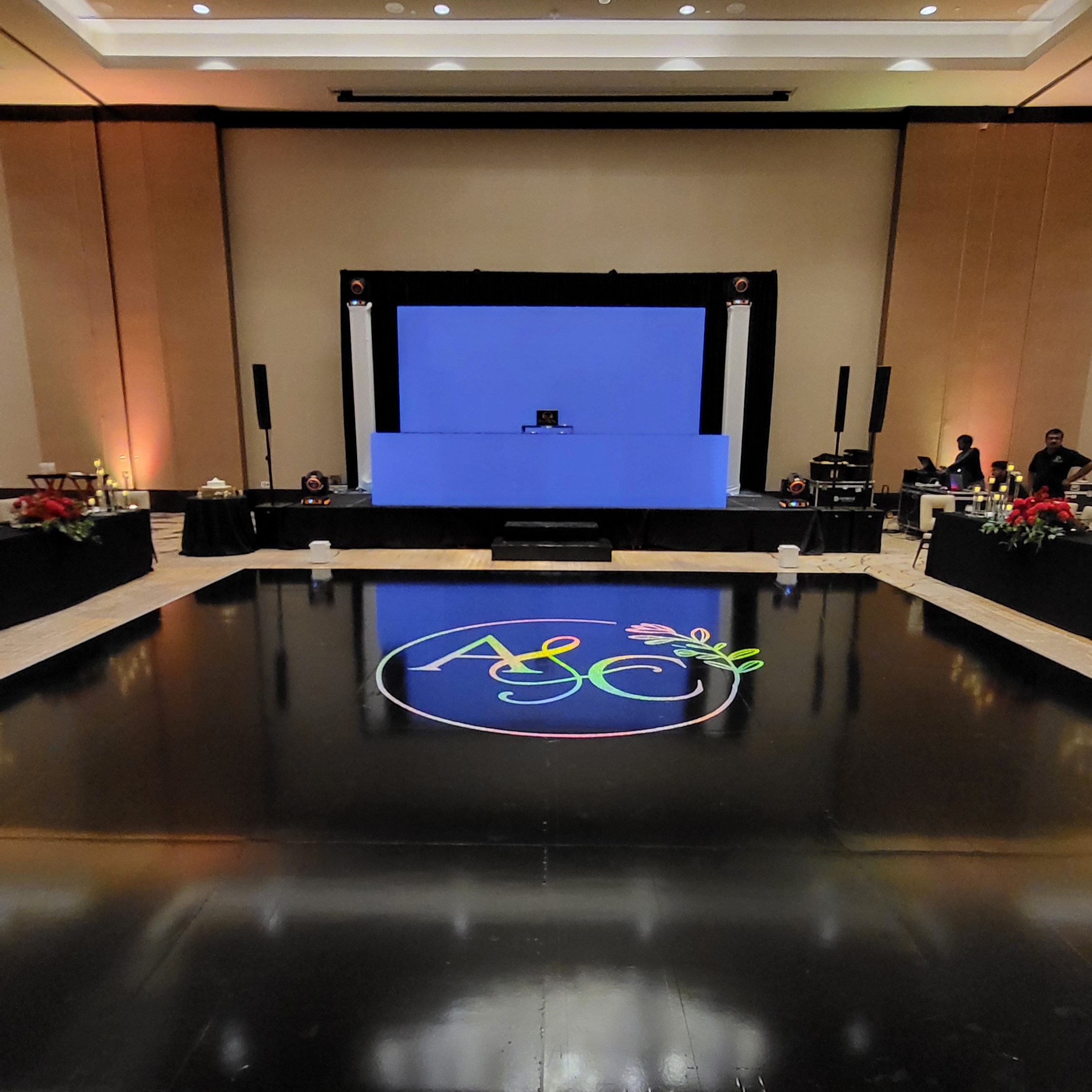 Custom Gloss Black Vinyl Wrap and Gold Holographic Monogram